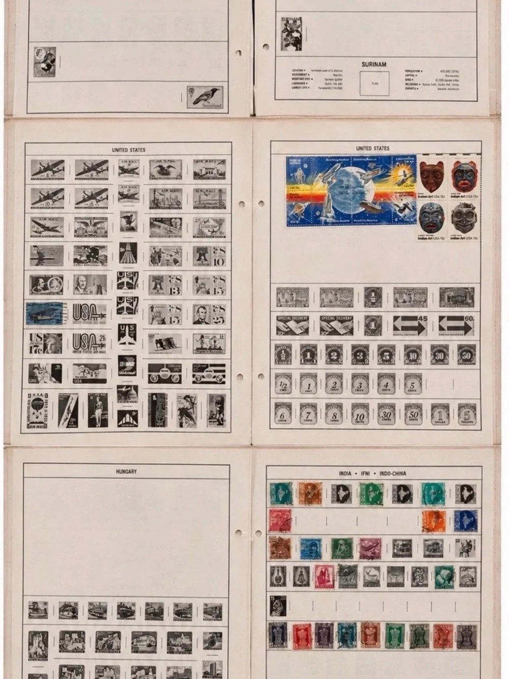 🔥 Vintage Safari World-Wide Stamp Album 1000+ Stamps Canada Germany France 1980🔥 - Picture 12 of 16